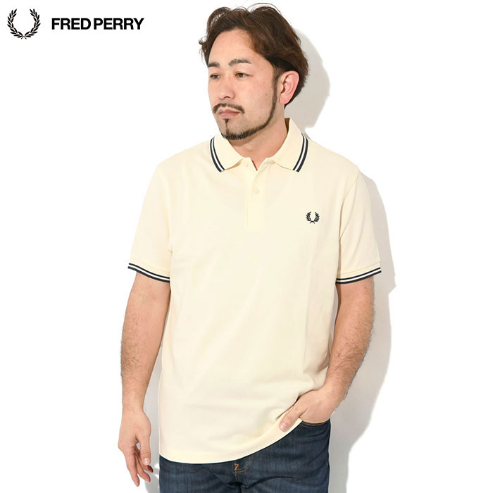 FRED PERRY（フレッドペリー） ポロシャツ 半袖 メンズ ツイン