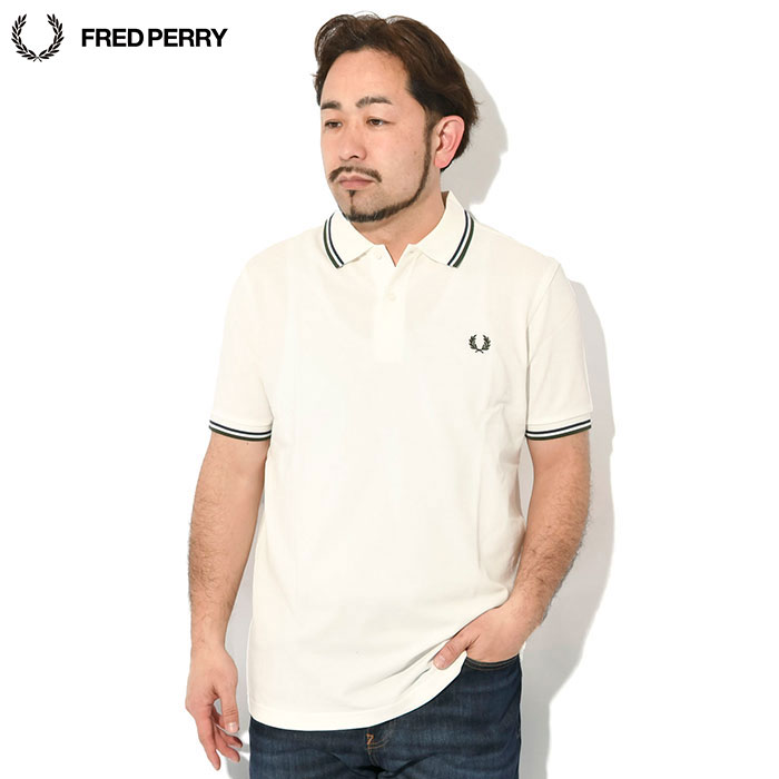 FRED PERRY（フレッドペリー） ポロシャツ 半袖 メンズ ツイン