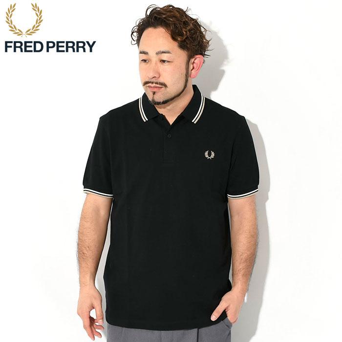 フレッドペリー ポロシャツ 半袖 FRED PERRY メンズ ツイン ティップド フレッドペリー ( M3600 Twin Tipped Polo 鹿の子 ポロ )｜icefield｜05