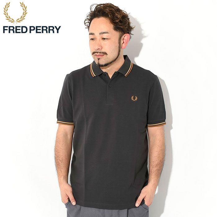 フレッドペリー ポロシャツ 半袖 FRED PERRY メンズ ツイン ティップド フレッドペリー ( M3600 Twin Tipped Polo 鹿の子 ポロ )｜icefield｜14