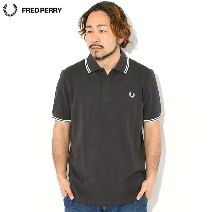 FRED PERRY（フレッドペリー） ポロシャツ 半袖 メンズ ツイン