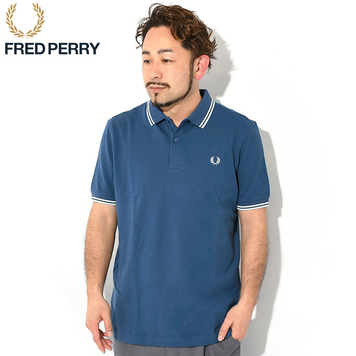 フレッドペリー ポロシャツ 半袖 FRED PERRY メンズ ツイン ティップド フレッドペリー ( M3600 Twin Tipped Polo  鹿の子 ポロ )