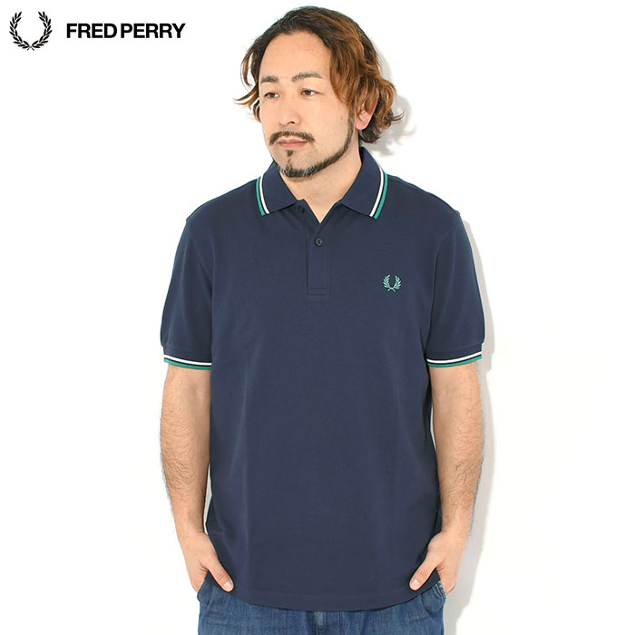 【フレッドペリー】ポロシャツ　ICE CREAM FRED PERRY（フレッドペリー） ポロシャツ 半袖 メンズ ツイン