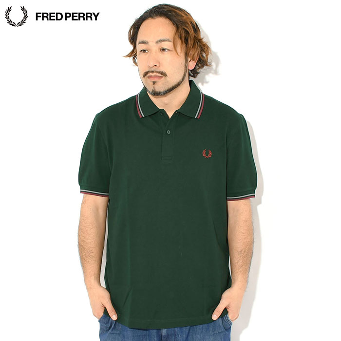 FRED PERRY（フレッドペリー） ポロシャツ 半袖 メンズ ツイン