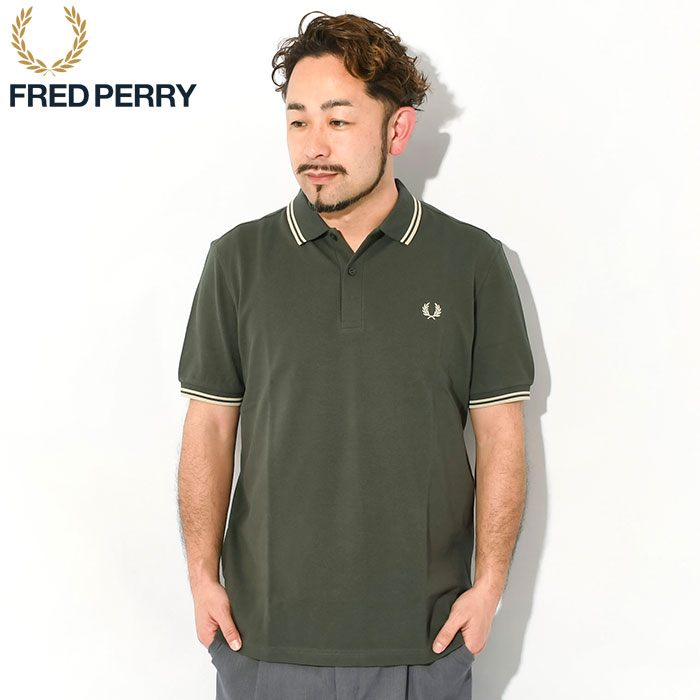 フレッドペリー ポロシャツ 半袖 FRED PERRY メンズ ツイン ティップド フレッドペリー ( M3600 Twin Tipped Polo 鹿の子 ポロ )｜icefield｜20