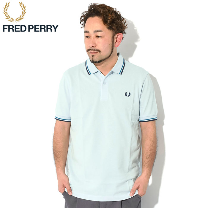 フレッドペリー ポロシャツ 半袖 FRED PERRY メンズ ツイン ティップド フレッドペリー ( M3600 Twin Tipped Polo 鹿の子 ポロ )｜icefield｜19