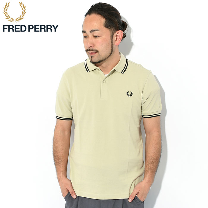 フレッドペリー ポロシャツ 半袖 FRED PERRY メンズ ツイン ティップド フレッドペリー ( FREDPERRY M3600 Twin  Tipped Polo 鹿の子 ポロ )