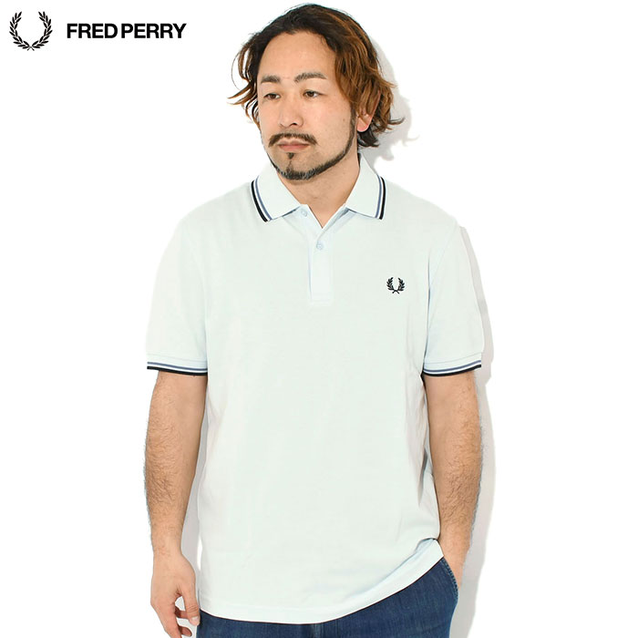 FRED PERRY（フレッドペリー） ポロシャツ 半袖 メンズ ツイン