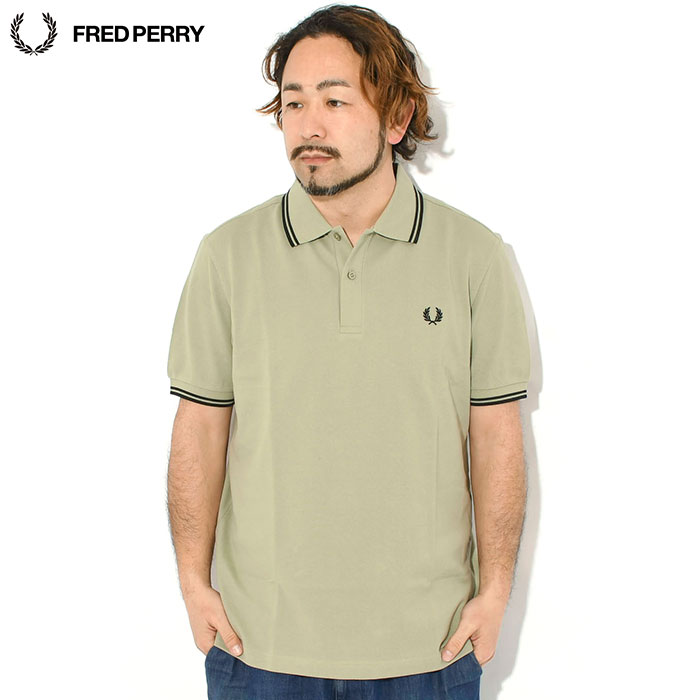 FRED PERRY（フレッドペリー） ポロシャツ 半袖 メンズ ツイン