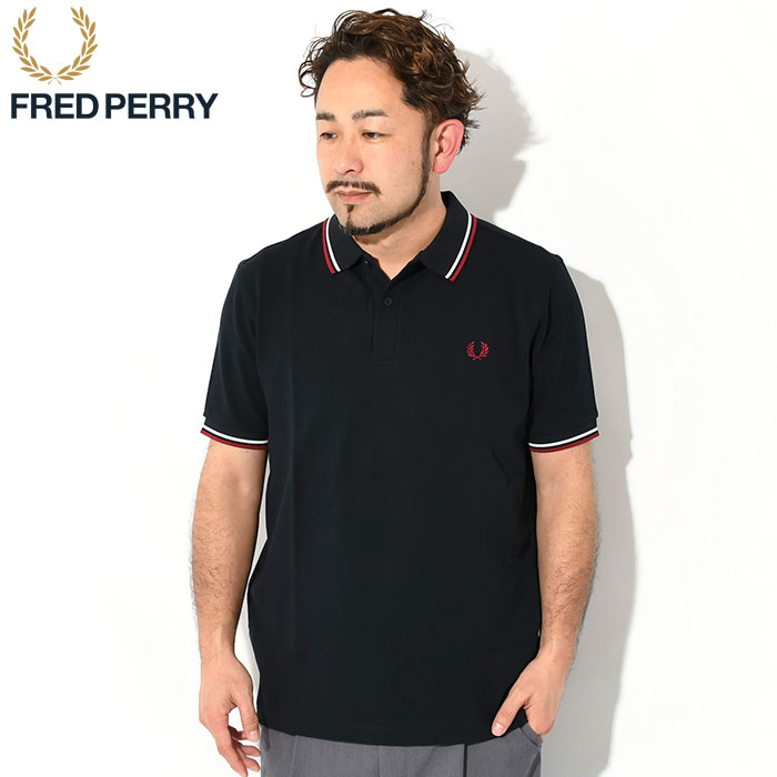 フレッドペリー ポロシャツ 半袖 FRED PERRY メンズ ツイン ティップド 