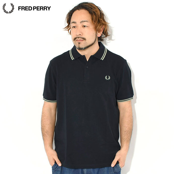 FRED PERRY（フレッドペリー） ポロシャツ 半袖 メンズ ツイン