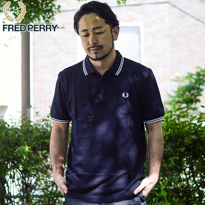 フレッドペリー ポロシャツ 半袖 FRED PERRY メンズ ツイン ティップド