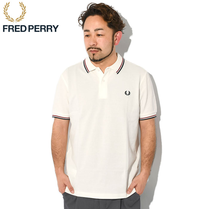 フレッドペリー ポロシャツ 半袖 FRED PERRY メンズ ツイン ティップド フレッドペリー ( M3600 Twin Tipped Polo 鹿の子 ポロ )｜icefield｜10