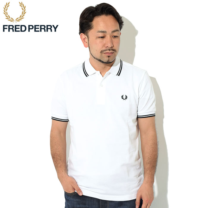 フレッドペリー ポロシャツ 半袖 FRED PERRY メンズ ツイン ティップド フレッドペリー ( M3600 Twin Tipped Polo  鹿の子 ポロ )