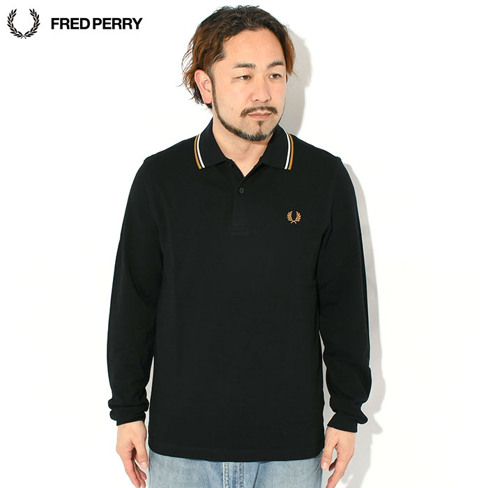FRED PERRY（フレッドペリー） ポロシャツ 長袖 メンズ M3636 ツイン