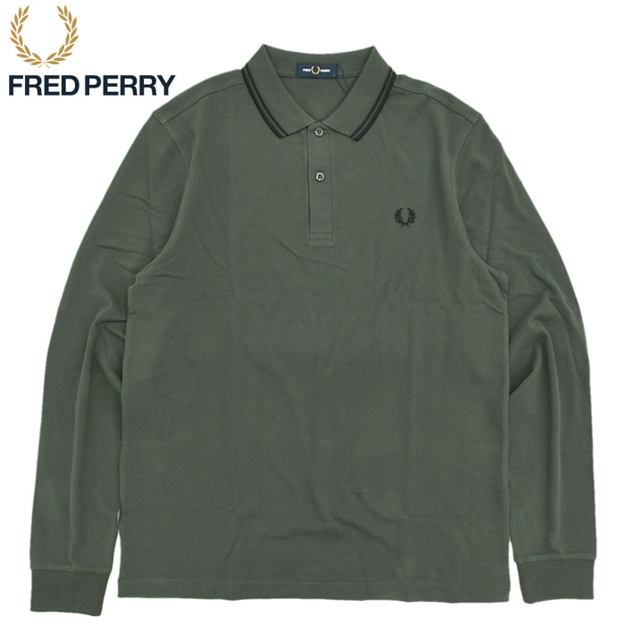 フレッドペリー ポロシャツ 長袖 FRED PERRY メンズ M3636 ツイン ティップド ( M3636 Twin Tipped L/S  Polo Shirt 鹿の子 ポロ トップス )