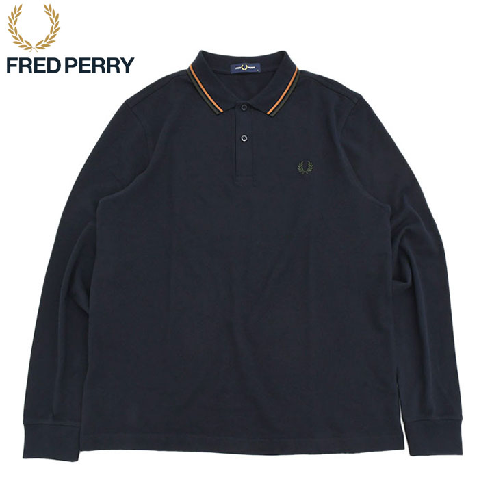 フレッドペリー ポロシャツ 長袖 FRED PERRY メンズ M3636 ツイン