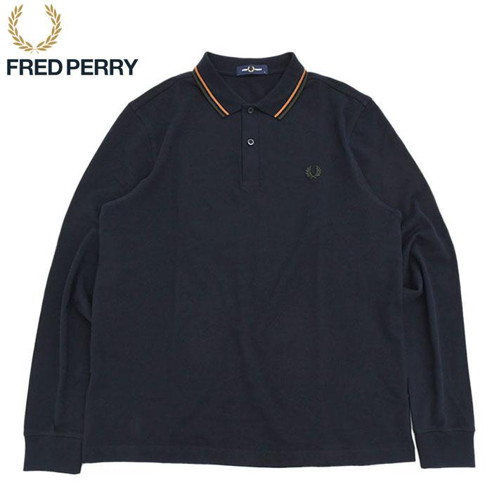 フレッドペリー ポロシャツ 長袖 FRED PERRY メンズ M3636 ツイン ティップド ( M3636 Twin Tipped L/S Polo Shirt 鹿の子 ポロ トップス )｜icefield｜09