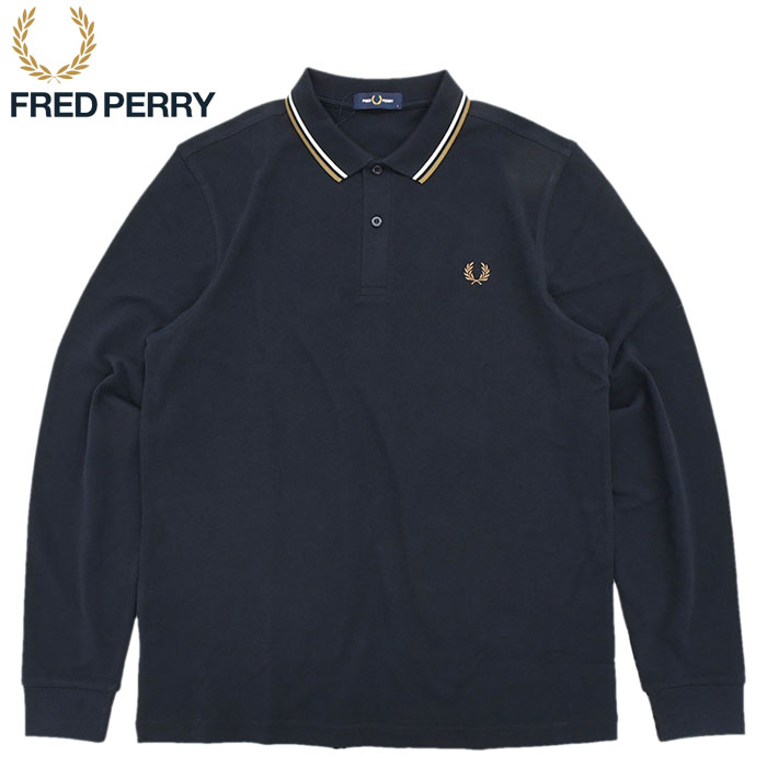 フレッドペリー ポロシャツ 長袖 FRED PERRY メンズ M3636 ツイン ティップド ( M3636 Twin Tipped L/S  Polo Shirt 鹿の子 ポロ トップス )