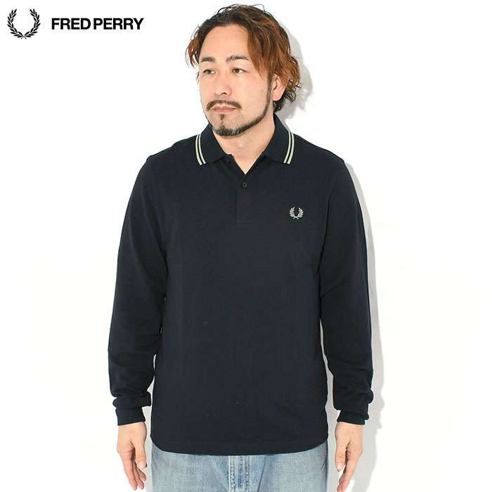 FRED PERRY（フレッドペリー） ポロシャツ 長袖 メンズ M3636 ツイン