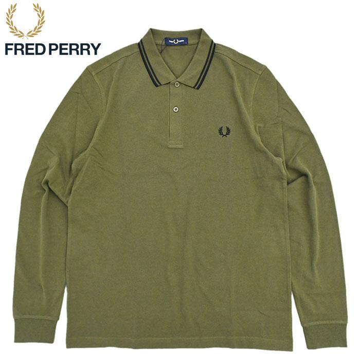 フレッドペリー ポロシャツ 長袖 FRED PERRY メンズ M3636 ツイン ティップド ( M3636 Twin Tipped L/S Polo Shirt 鹿の子 ポロ トップス )｜icefield｜08