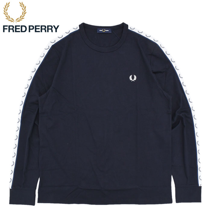 フレッドペリー Tシャツ 長袖 FRED PERRY メンズ テープド ( M4621 Taped ...