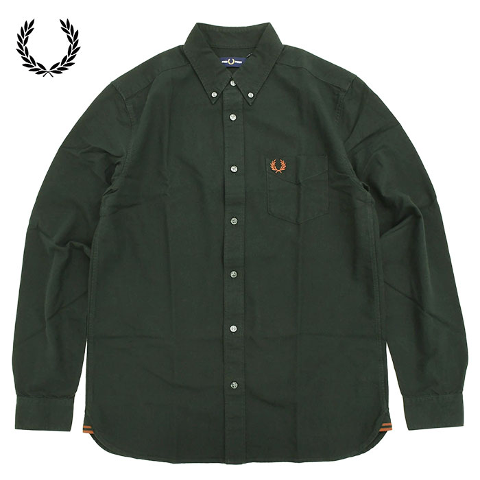 FRED PERRY（フレッドペリー） シャツ 長袖 メンズ オックスフォード