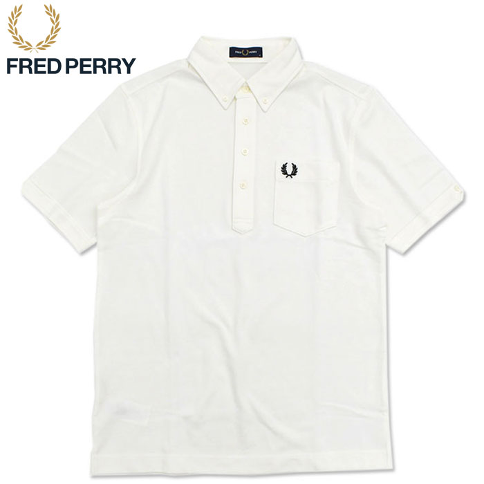 FRED PERRY フレッドペリー ポロシャツ 半袖 メンズ ボタン