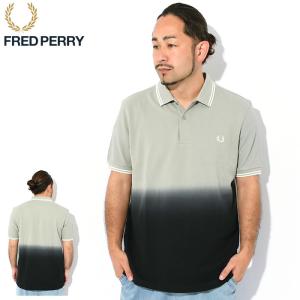 フレッドペリー ポロシャツ 半袖 FRED PERRY メンズ オンブレ フレッドペリー ( M56...