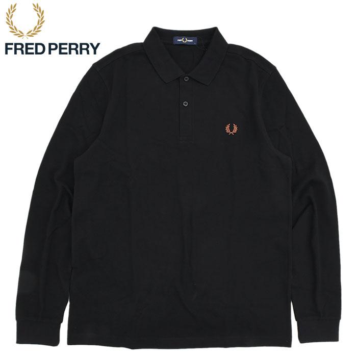 フレッドペリー ポロシャツ 長袖 FRED PERRY メンズ M6006 プレーン フレッド ペリー ( M6006 Plain Fred Perry L/S Polo Shirt 鹿の子 ポロ トップス )｜icefield｜03