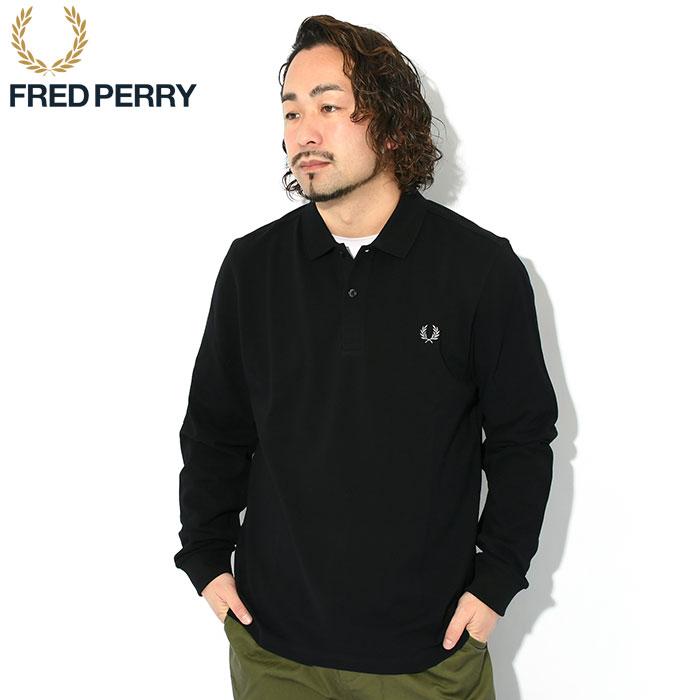 フレッドペリー ポロシャツ 長袖 FRED PERRY メンズ M6006 プレーン フレッド ペリー ( M6006 Plain Fred Perry L/S Polo Shirt 鹿の子 ポロ トップス )｜icefield｜02