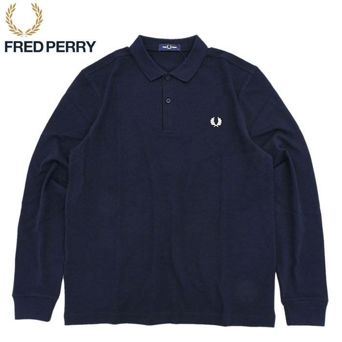フレッドペリー ポロシャツ 長袖 FRED PERRY メンズ M6006 プレーン フレッド ペリー ( M6006 Plain Fred Perry L/S Polo Shirt 鹿の子 ポロ トップス )｜icefield｜04