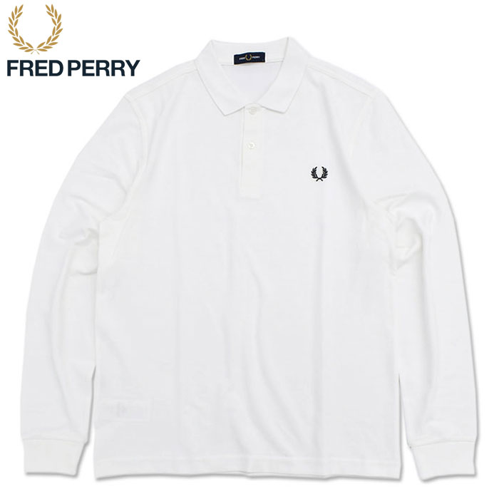 フレッドペリー ポロシャツ 長袖 FRED PERRY メンズ M6006 プレーン フレッド ペリー ( M6006 Plain Fred Perry L/S Polo Shirt 鹿の子 ポロ トップス )｜icefield｜05