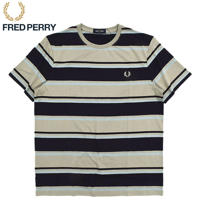 フレッドペリー Tシャツ 半袖 FRED PERRY メンズ ボールド ストライプ ( M6558 ...