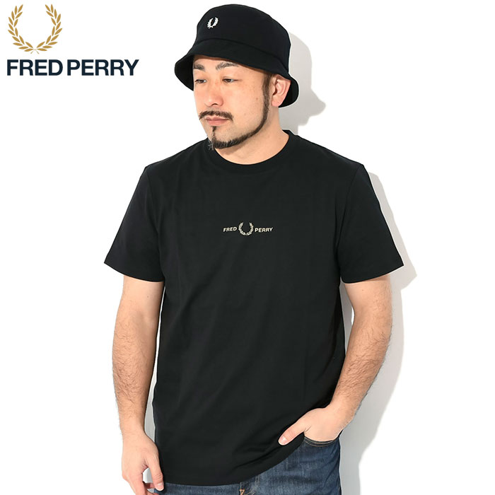 フレッドペリー Tシャツ 半袖 FRED PERRY メンズ グラフィック プリント ( M7786 Graphic Print S/S Tee T-SHIRTS カットソー トップス )[M便 1/1]｜icefield｜02