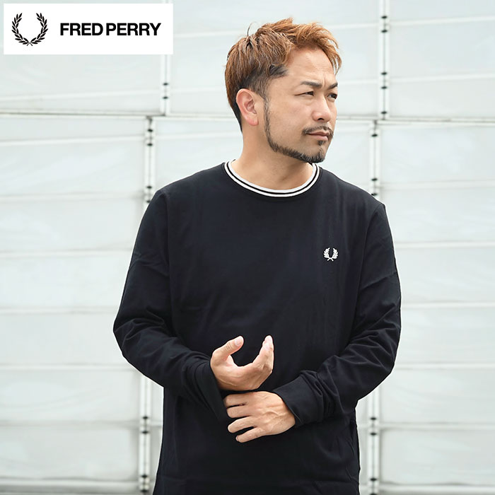 FRED PERRY（フレッドペリー） ロンT Tシャツ 長袖 メンズ ツイン