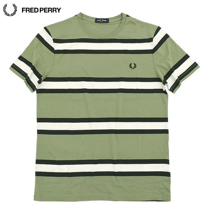 美品フレッドペリーFRED PERRY ストライプ 半袖Tシャツ FRED PERRY（フレッドペリー） FREDPERRY Tシャツ 半袖 メンズ