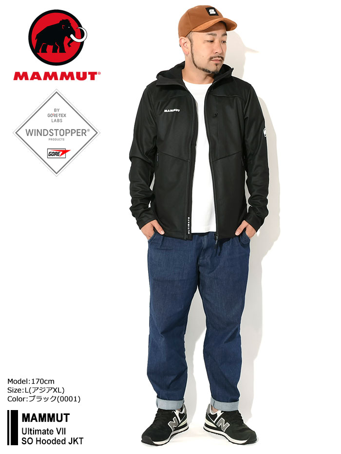 マムート ジャケット MAMMUT メンズ アルティメイト 7 ソフトシェル フーデッド ( Ultimate VII SO Hooded JKT  GORE-TEX マウンテンパーカー 1011-01780 )