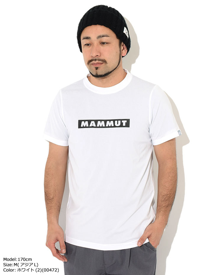 ファッション人気ブランドランキング 21SS メンズ 半袖 Tシャツ マムート MAMMUT QD プリント ロゴ トップス