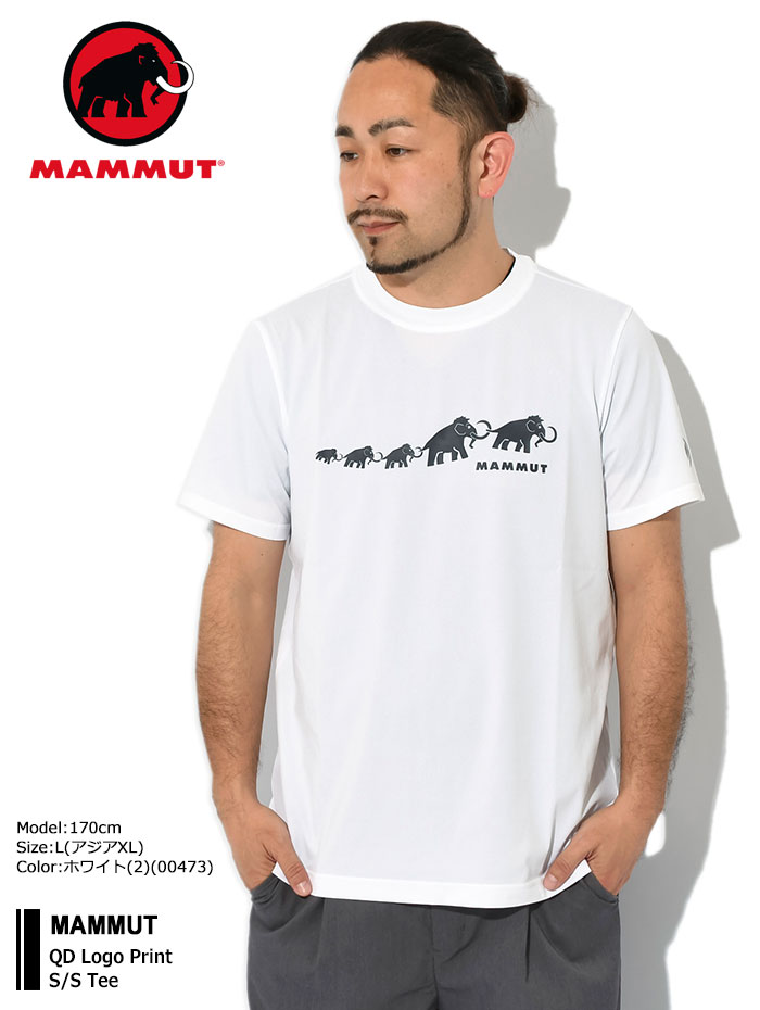 マムート Tシャツ 半袖 MAMMUT メンズ QD ロゴ プリント ( QD Logo 
