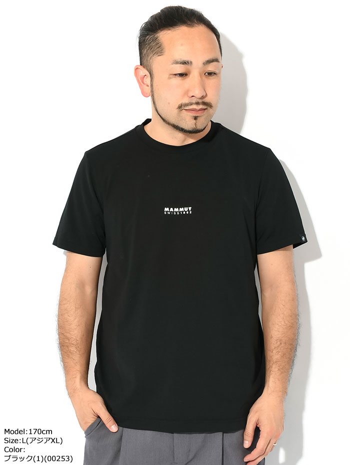 マムート Tシャツ 半袖 MAMMUT メンズ QD ロゴ プリント ( QD Logo Print S/S Tee カットソー トップス  1017-02012 )[M便 1/1]