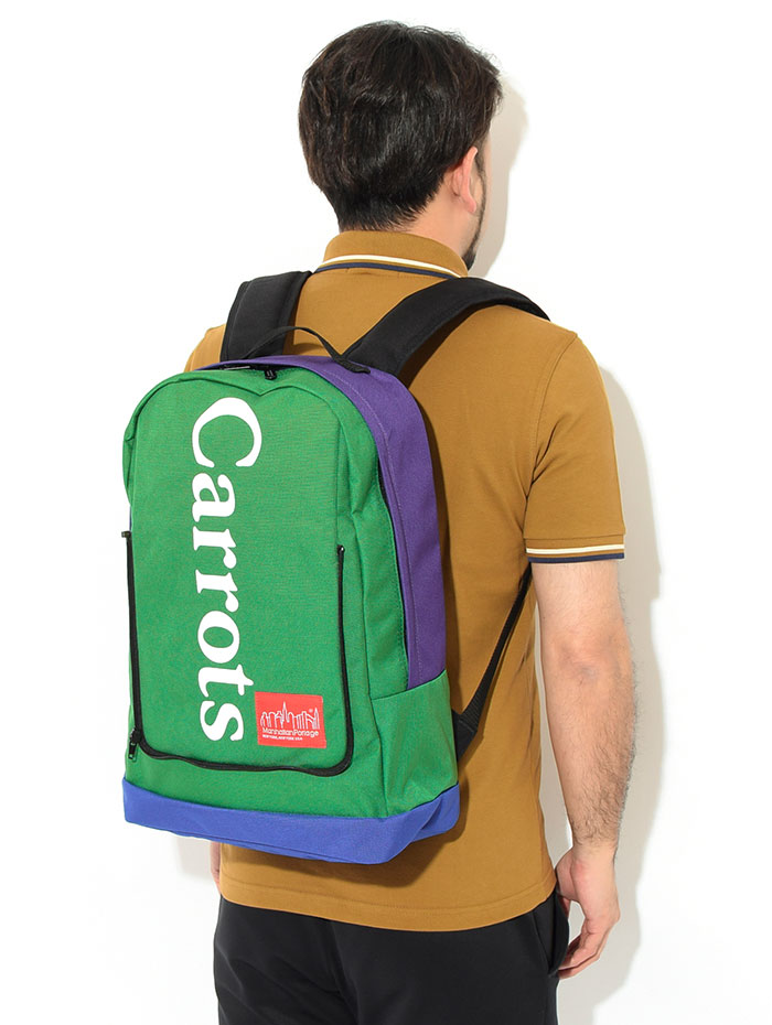 マンハッタンポーテージ Manhattan Portage リュック キャロッツ グラジュエイト バックパック コラボ ( Carrots Graduate Backpack MP2214CARROTS Anwar Carrots アンワー・キャロッツ Bag バッグ メンズ レディース ユニセックス 男女兼用 ) Manhattan Portage（マンハッタンポーテージ） リュック キャロッツ
