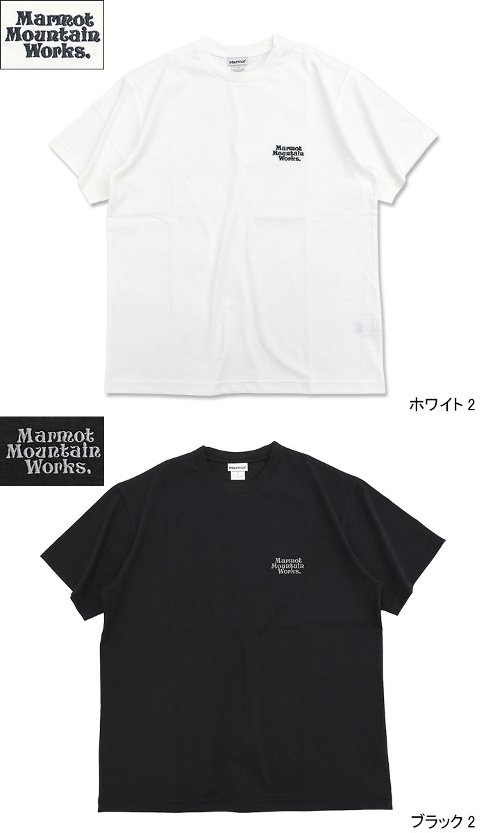 Marmot（マーモット） Tシャツ 半袖 メンズ MMW エンブロイダリー