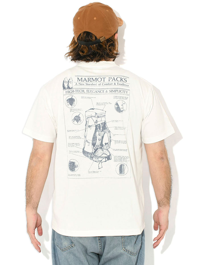 Marmot（マーモット） Tシャツ 半袖 メンズ アーカイブ パックス