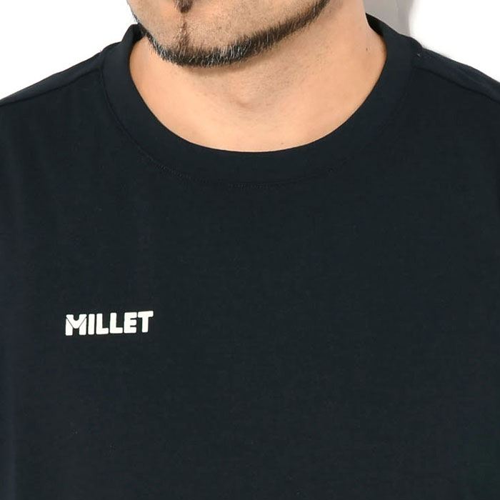 MILLET（ミレー） Tシャツ 半袖 メンズ ロゴ ビッグ ( Logo Big S/S