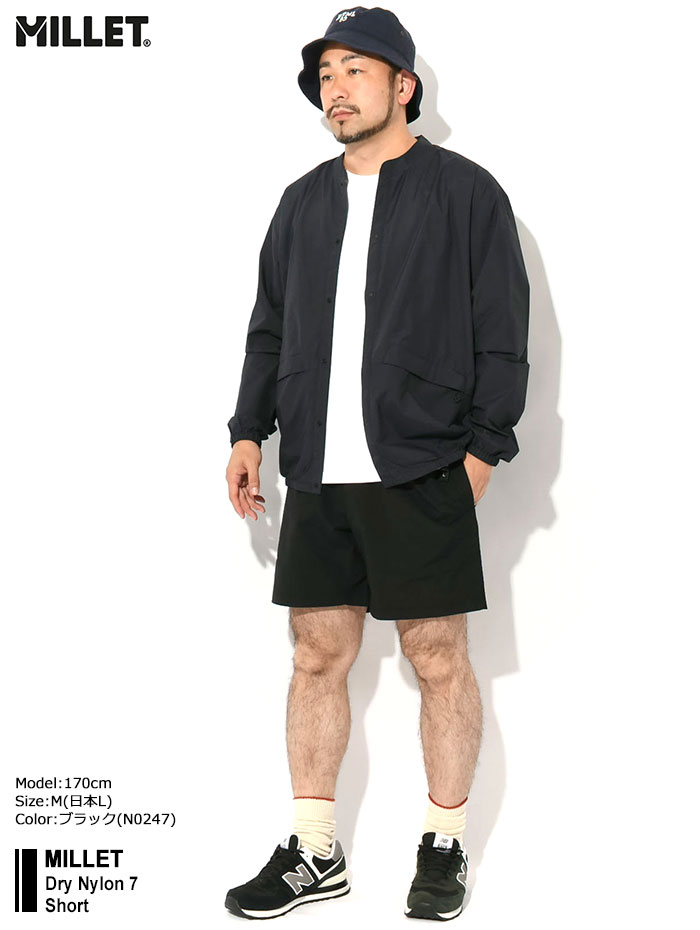 MILLET（ミレー） ハーフパンツ メンズ ドライ ナイロン 7 ショーツ