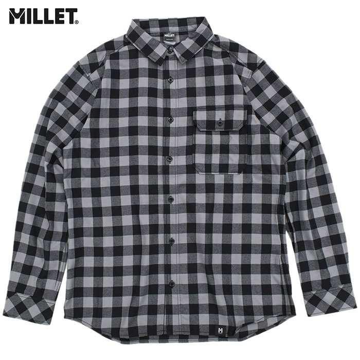 MILLET（ミレー） シャツ 長袖 メンズ サーモ チェック ( Thermo Check