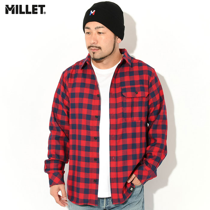 MILLET（ミレー） シャツ 長袖 メンズ サーモ チェック ( Thermo Check