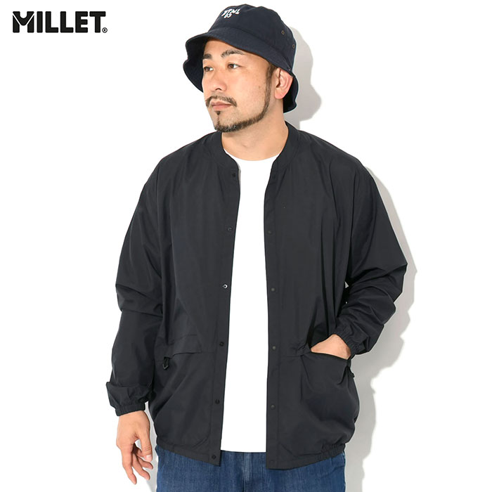 MILLET / ジャケット/XL/ナイロン/BLK/無地/MIV03177 MILLET（ミレー） ジャケット メンズ ブリーズバリヤー 2 オーバー