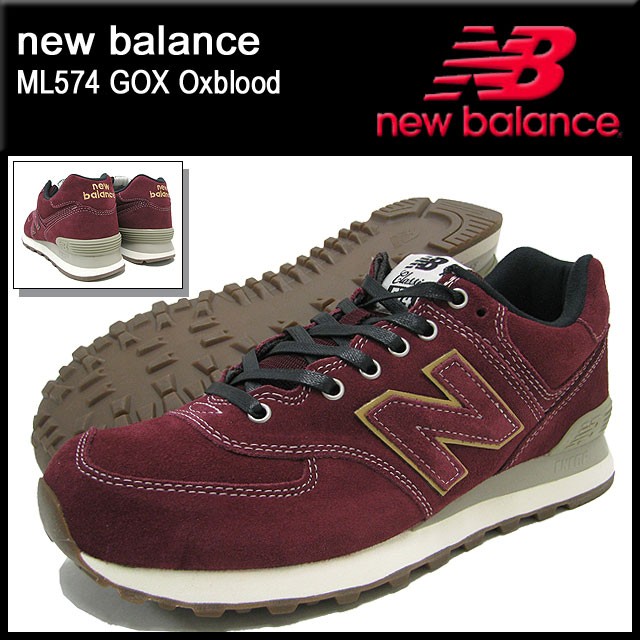 ニューバランス new balance スニーカー ML574 GOX Oxblood メンズ